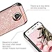 BENTOBEN Phone Case Compatible with Moto Z2 Play Case, Luxury Bling Glitter Slim 2 in 1 Soft TPU Bumper Hybrid Hard PC Cover Coat Sparkly Shiny PU Faux Leather Shockproof Protective, Rose Gold