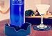 Enkore Drink Coasters Silicone Set of 6 (Dark Indigo) with Holder - Stay Put with No Slipping, Large Size Deep Condensation Trap - Friendly to All Table Types and Kid Safe