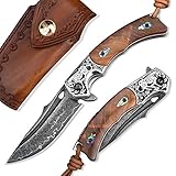 SPIRIT DEED Handmade Japanese VG10 Damascus Steel