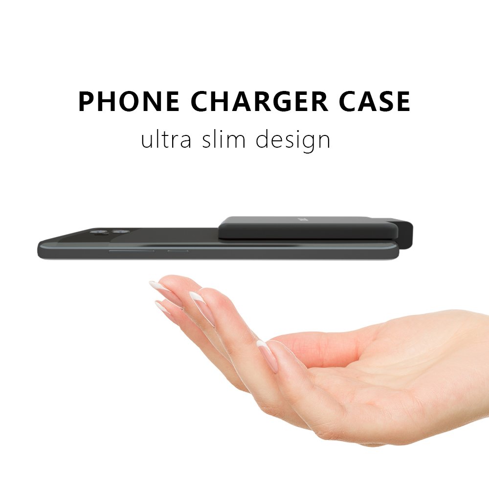 Draft OISLE Portable Cordless Battery Bank Portable Charger Type-C Port Mini Power Bank 4500mAh External Battery Pack Ultra-Compact High-Speed LED Indicador light for Andriod of SAMSUNG, HUAWEI-Black