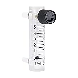 CNBTR Oxygen Flow Meter 0-5 LPM Acylic Flowmeter