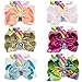 8 Inches JOJO Siwa Hair Bows Alligator Clips for Girls 6pcs Large Bows Hair Barrettes Accessories for Toddler Teens Kids