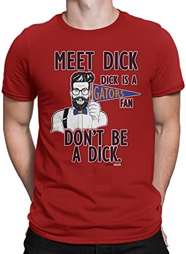 Georgia Football Don't Be a D!ck Funny Rivalry Men's Red T-Shirt