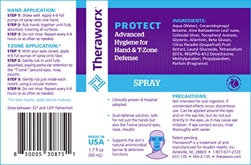 THERAWORX PROTECT Advanced Hygiene for Hand & T-Zone (Face) Defense 1