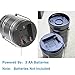 2 Pack LED Camping Lantern ,Battery Powered Hanging Lanterns - Survival Kit for Hurricane, Emergency, Storm, Power Outage