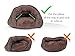 Birdsong The Original Cuddle Pouch Pet Bed (Medium), Covered Dog Bed, Dog Cave, Covered Hooded Pet Bed, Cosy, for Burrower Cats and Dogs, Gray