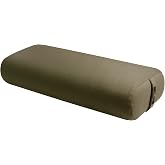Hugger Mugger Standard Yoga Bolster - Firm, Supportive, Handmade, Durable