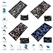 DEMIL 6PCS/8PCS/12PCS Seamless Headband Bandanas Headwear for Men&Women Scarf(12pcs-5camouflage1)