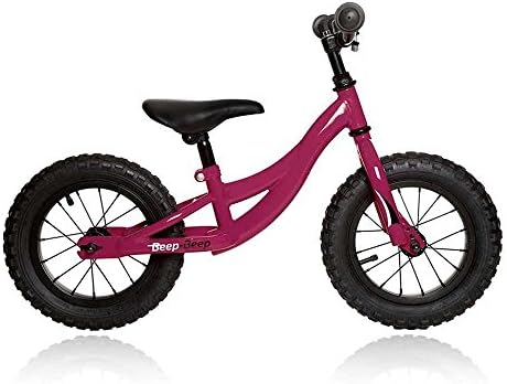 evo balance bike pink