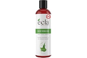 Ecla Skin Care (8oz / 240 ml) Aloe Vera Spray Mist - 100% Pure Aloe Vera Gel for Face, Body, & Hair - After Sun Care Soothing