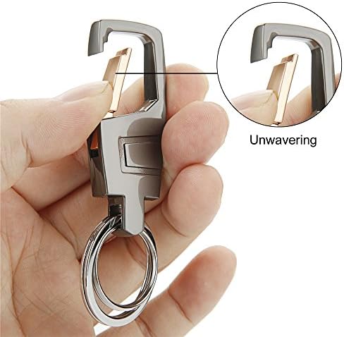 Key Chain keychain Tonly Zinc Alloy Key Rings,Heavy Duty Car Key Chain Buckle ,Gife for Men and Women