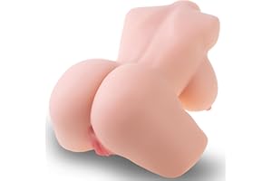 12lb Torso Sex Doll Male Masturbator with Boobs Anal Vagina Sex Stroker Realistic Big Butt Sex Dolls Torso Female Ass Masturb