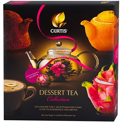 Curtis Dessert Tea Collection 8 dessert tastes in 40 sachets + blossom-tea