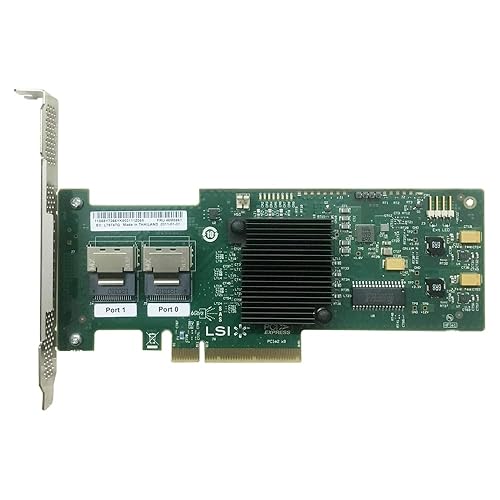 Raid Controllers LSI 9211-8i SAS HBA Card 6Gbps, IT Mode