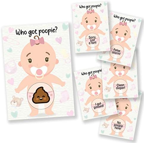 33 Baby Shower Raffle Card Game for Girls