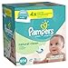 Pampers Natural Clean Unscented Water Baby Wipes 7X Refill Packs, 504 Count,72 Count (Pack of 7)