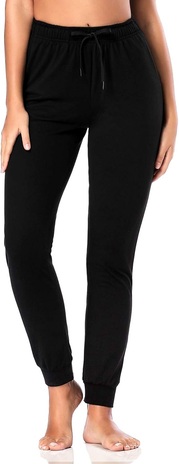 Safort 28" 31" 34" Inseam Regular Tall 100% Cotton Sweatpants Joggers 3 Pockets at  Women’s Clothing store