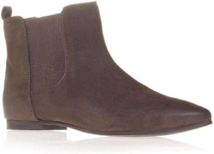 MISS KURT GEIGER"Filly Dark Brown Leather Ankle Boots