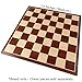 Erebus Chess Board with Inlaid Mahogany Wood, Medium 13 x 13 Inch, Board Only