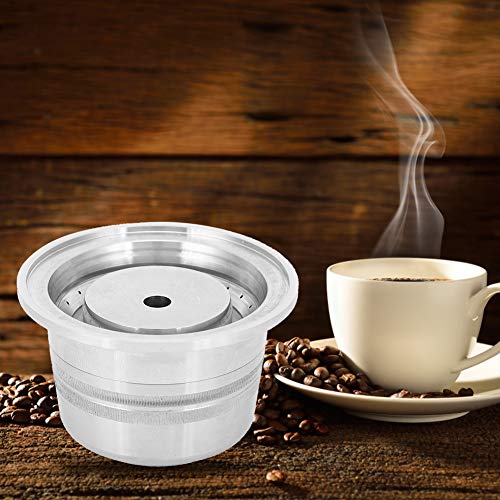 Fictory Kaffeekapsel, Wiederverwendbare Kaffeekapseln aus Edelstahl, geeignet für Nestle Nespresso Vertuoline… – Bild 8