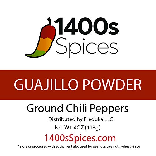 Guajillo Chile Powder 4oz Pure Mexican Cooking Spices with Guajillo