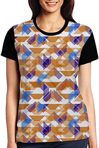 Women's T Shirts Trippy Acid Psychedelic 3D Digital Raglan Casual Short Sleeves Top