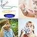 B bangcool Bubble Wands Set - Big Bubbles Wand Funny Bubbles Maker, Nice for Outdoor Playtime & Birthday Party & Games, Suitable for All Age People (15 PCS)