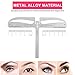 ELEVEN EVER Eyebrow Stencil Ruler kit -Includes 4 Group Eyebrow stencils and an Eyebrow Pencil Permanent Makeup Tools