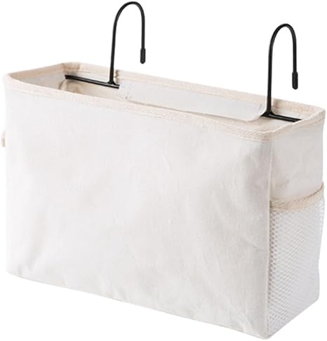 Amazon ボラ キキ Bole Kk ベッド サイド ポケット テーブル整理 小物収納 収納ポケット 吊り下げ式 リモコンラック 収納 小物入れ 便利グッズ ベージュ クローゼット吊り下げ収納 オンライン通販