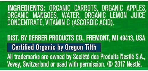gerber organic certification
