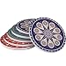 Prettyls Absorbent Drink Coasters Mat Set of 6 - Absorbing Stone Coasters with Cork Base, Prevent Furniture from Dirty and Scratched, Ceramic Coasters Set Suitable for Kinds of Mugs and Cups