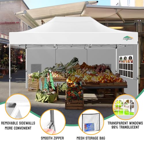 COBIZI 10x15 Heavy Duty Pop Up Canopy Tent Review: Commercial-Grade Shelter with Sidewalls image 26