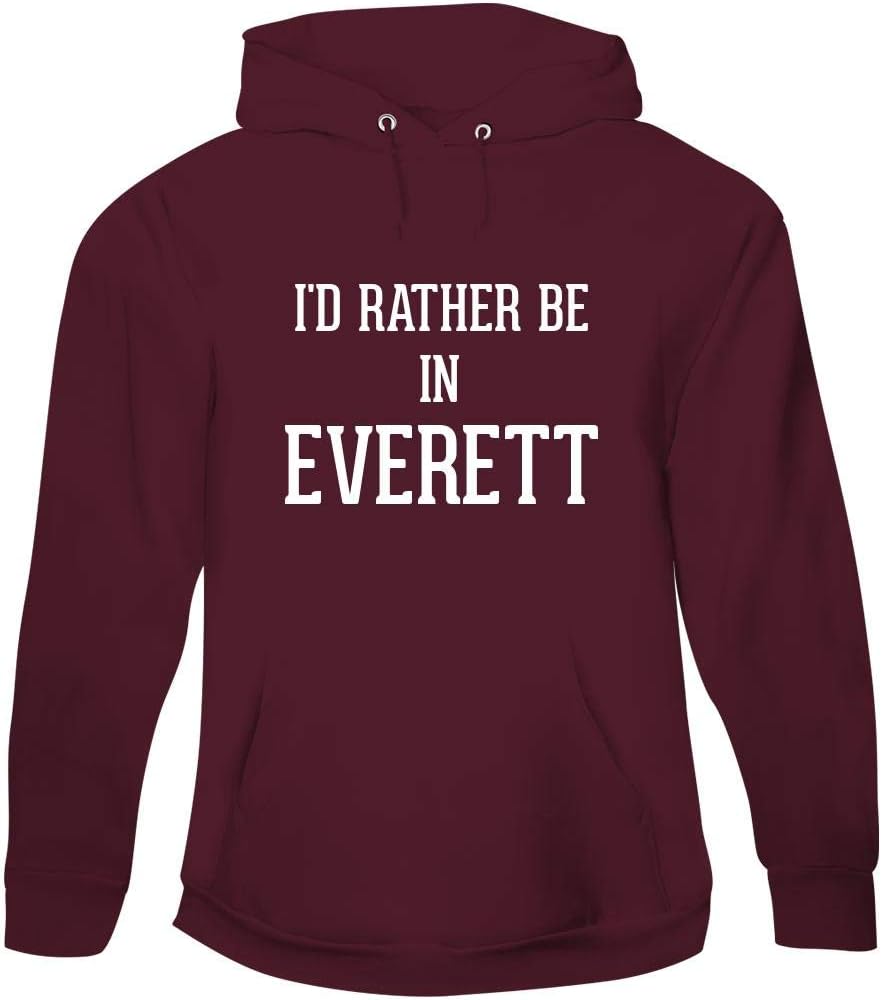 I'd Rather Be In EVERETT - Men's Pullover Hoodie Sweatshirt