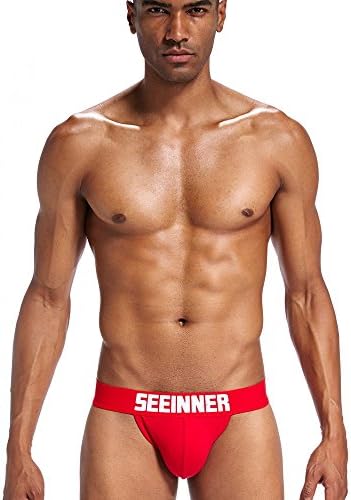 Autumn wind Clearance Men Cotton Breathable Boxers Panties ♕ High Fork Seamless Thongs Underwear, 4 Colors, M-XL
