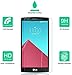 [2-Pack] Dmax Armor for LG G4 Screen Protector, [Tempered Glass] 0.3mm 9H Hardness, Anti-Scratch, Anti-Fingerprint, Bubble Free, Ultra-Clear