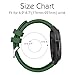 FanTEK Band for Galaxy Watch 3 45mm / Galaxy Watch 46mm / Gear S3 Watch, 22mm Silicone Sport Quick Release Replacement Strap work for Moto 360 2nd Gen 46mm/ Pebble Time Steel, Army Green
