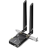 UGREEN WiFi 7 PCIe Card for Desktop PC, Bluetooth 5.4+BE6500, Network Card with Tri-Band 2882 Mbps, 6dBi High Gain Antenna, W