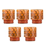 5/10 Pcs 1ml Ceramic Wickless Cartridge O-i-l and D-i-s-t-i-l-l-a-t-e AC-1003 Acessaries For C-C-E-L-L (10pcs, Gold)