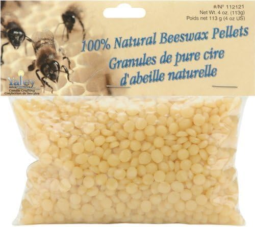 Yaley 100% Beeswax Pellets - 4 oz./Natural by Yaley Candle Crafting