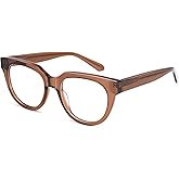 Dollger Blue Light Blocking Glasses For Woman Men Frame Round Cat Eye Computer BlueLight Glasses Non-Prescription