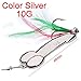 Zooarts Bait Tackle Hooks Penis Spoon Fishing Lure 5g-20g with Feather Hooks Gold/Silver Metal Bait Tackle