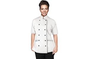 CHEF APPAREL Short Sleeves only Women's Ladies Chef's Coat Jackets