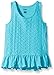 French Toast Girls' Lace Front Tank with Ruffle Bottom