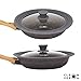 Cleverona Clever Lid, Universal Pot and Pan Lid, Medium fits 7, 8 and 8.5 inch Pans, Dark Grey
