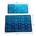 Christmas Nail Stamping Plates Nail Art Stamping Kits With Jelly Stamper and Scraper -DAODER 3pcs Larger Size Winter Nail Plates Snowflake Pattern Trees Stocking Image Templates Nail Art Design