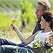Dobaccio White Wine Glasses - Finest Crystal Clear Glass Drinking Cups - Set of 4