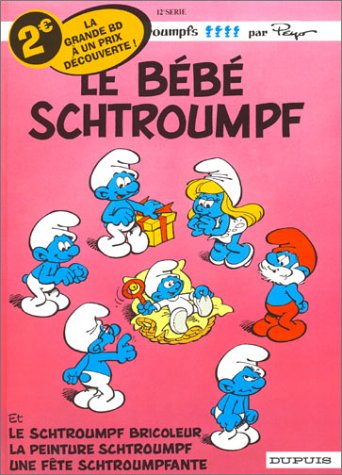 Le  bébé Schtroumpf