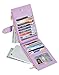 Travelambo Womens Walllet RFID Blocking Bifold Multi Card Case Wallet with Zipper Pocket (synethic leather light purple)