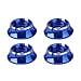 Dilwe Control Switch Nut, Metal Switch Nut Wrench Radio Control Controller Upgrade Part Set for Futaba JR(Blue)