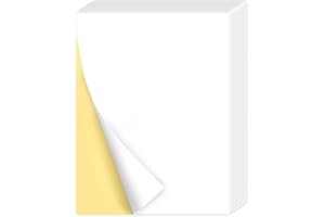 Full Sheet Sticker Paper, 40 Pcs Sheets Matte Sticker Printer Paper Full Sheet Labels, Sticker Paper for Inkjet and Laser Pri